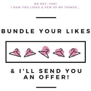 Bundle items and save!!!